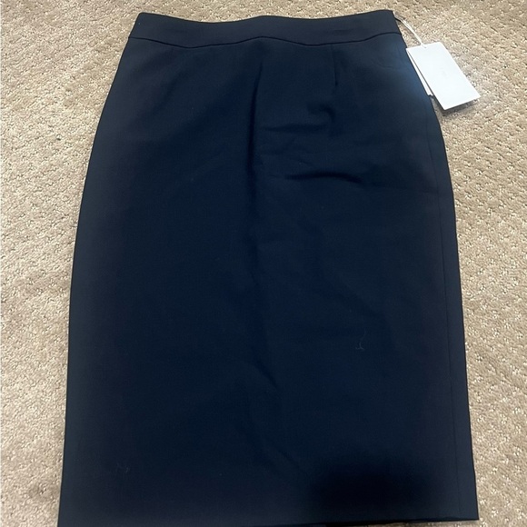 NWT BOSS Hugo Boss Pencil Skirt | Size 0 | Open Blue | Classic Workwear - Picture 4 of 11